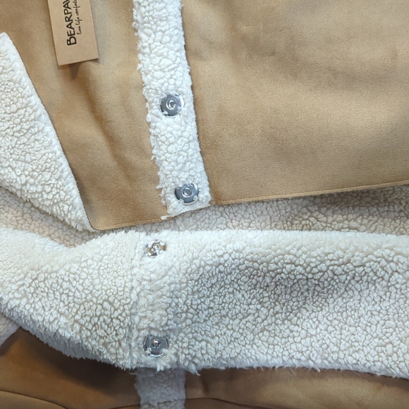 BearPaw Suede and Sherpa Jacket New with Tags - Picture 6 of 11